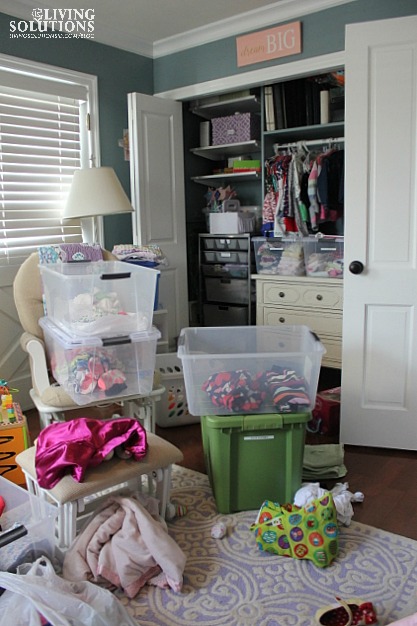 organizing a closet-worse before it gets better