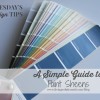 Tuesday's Design Tips ~ Paint Sheens
