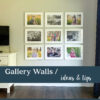 gallery wall ideas & tips